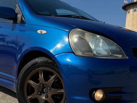 2000 Toyota Vitz I (P10), синий, 500000 рублей - вид 18