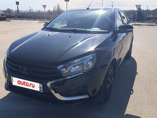 2019 Lada (ВАЗ) Vesta I, чёрный, 990000 рублей, вид 4