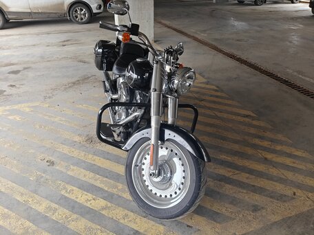 2012 Harley-Davidson Fat Boy, чёрный, 1150000 рублей, вид 3