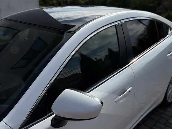2015 Mazda 6 III (GJ) Рестайлинг, белый, 1900000 рублей - вид 4