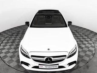 2018 Mercedes-Benz C-Класс AMG 43 AMG IV (W205) Рестайлинг, белый, 3585000 рублей, вид 4