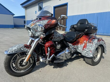2013 Harley-Davidson Tri Glide, красный, 1800000 рублей, вид 5