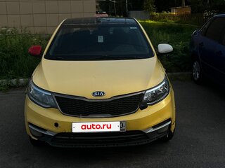 2016 Kia Rio III Рестайлинг, жёлтый, 450000 рублей, вид 2