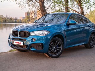 2019 BMW X6 30d II (F16), голубой, 5090000 рублей, вид 3