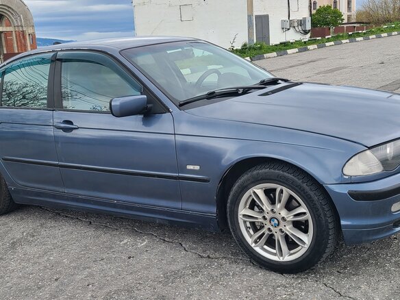 1999 BMW 3 серии 320i IV (E46), голубой, 500000 рублей - вид 2