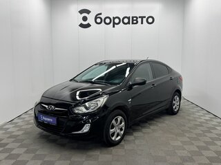 2012 Hyundai Solaris I, чёрный, 830000 рублей, вид 2