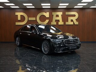 2022 Mercedes-Benz S-Класс 500 Long 4MATIC VII (W223), чёрный, 10481660 рублей, вид 3