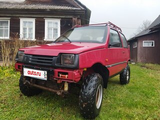 2003 Lada (ВАЗ) 1111 Ока, красный, 99000 рублей, вид 2