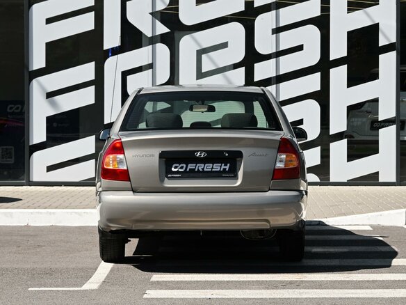 2008 Hyundai Accent ТагАЗ II, бежевый, 879000 рублей - вид 3