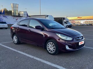 2012 Hyundai Solaris I, фиолетовый, 480000 рублей, вид 2