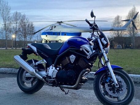 2002 Yamaha BT1100 Bulldog, синий, 520000 рублей, вид 1
