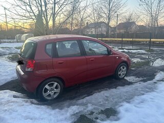 2007 Chevrolet Aveo I, красный, 260000 рублей, вид 4