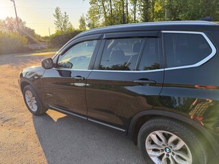 2013 BMW X3 28i xDrive II (F25), чёрный, 1800000 рублей, вид 4