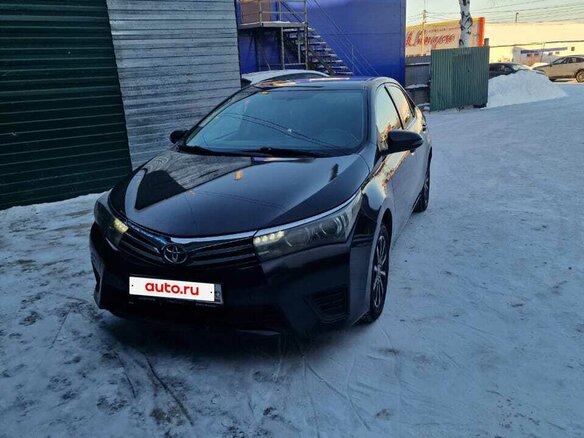 2013 Toyota Corolla XI (E160, E170, E180), чёрный, 1000000 рублей - вид 1