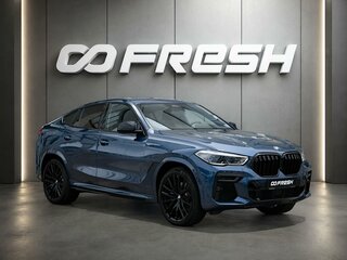 2021 BMW X6 40i III (G06), синий, 8250000 рублей, вид 1
