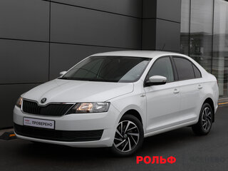 2019 Skoda Rapid I Рестайлинг, белый, 1398000 рублей, вид 1