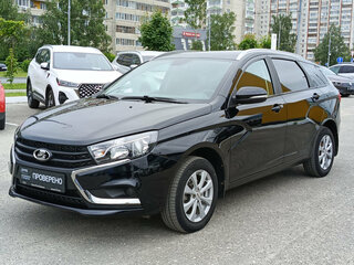 2020 Lada (ВАЗ) Vesta SW I, чёрный, 1080873 рублей, вид 1