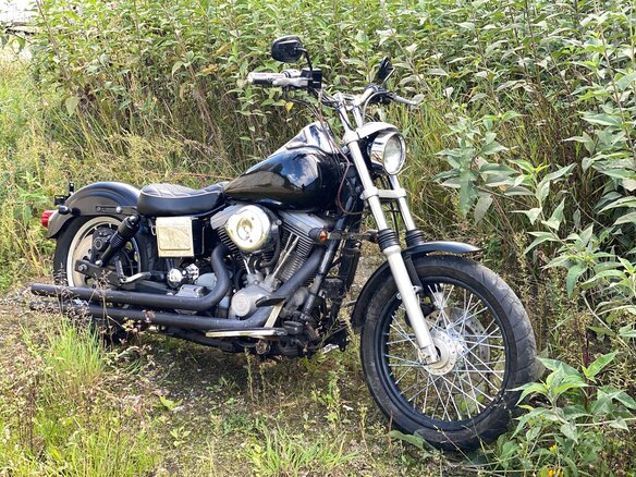 1997 Harley-Davidson Dyna Super Glide, чёрный, 600000 рублей - вид 7