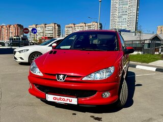 2006 Peugeot 206, красный, 365000 рублей, вид 1