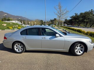 2008 BMW 7 серии 740i IV (E65/E66) Рестайлинг, серебристый, 3650000 рублей, вид 3