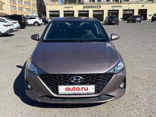 2020 Hyundai Solaris II Рестайлинг, коричневый, 1200000 рублей, вид 1