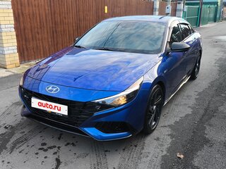 2021 Hyundai Elantra N Line VII (CN7), синий, 2100000 рублей, вид 1