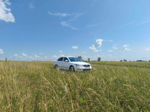 2012 Skoda Octavia II (A5) Рестайлинг, белый, 1100000 рублей - вид 4