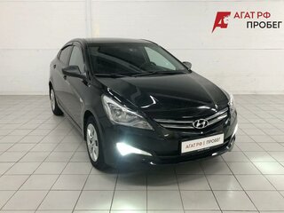 2014 Hyundai Solaris I Рестайлинг, чёрный, 985000 рублей, вид 3