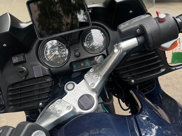 2002 BMW R 1150 RT, синий, 400000 рублей - вид 7