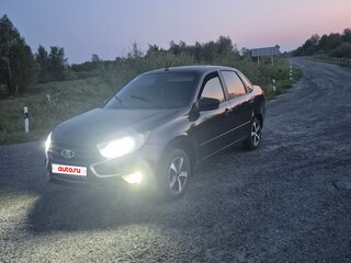 2018 Lada (ВАЗ) Granta I Рестайлинг, чёрный, 580000 рублей, вид 3