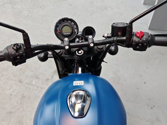 2026 Royal Enfield Hunter, синий, 439000 рублей - вид 16