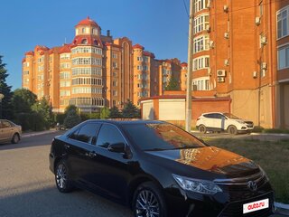 2016 Toyota Camry VII (XV50) Рестайлинг, чёрный, 2250000 рублей, вид 1