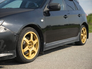2007 Subaru Impreza WRX III, чёрный, 1150000 рублей, вид 4