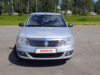 2012 Renault Logan I Рестайлинг, серебристый, 458000 рублей, вид 1