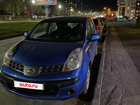 2007 Nissan Note I, синий, 469000 рублей - вид 3