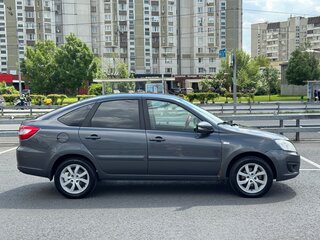 2017 Lada (ВАЗ) Granta I, серебристый, 420000 рублей, вид 4