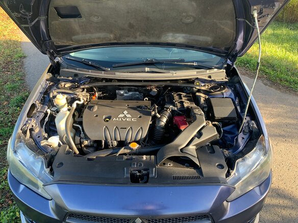 2007 Mitsubishi Lancer X, синий, 1100000 рублей - вид 10