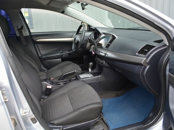2012 Mitsubishi Lancer X Рестайлинг, серебристый, 619888 рублей - вид 13