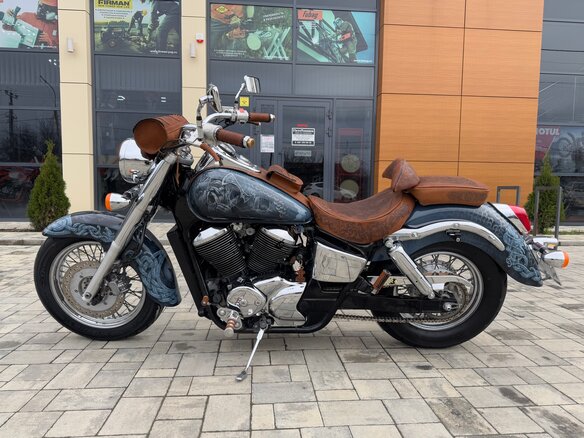 2003 Honda Shadow 750, синий, 690000 рублей - вид 13