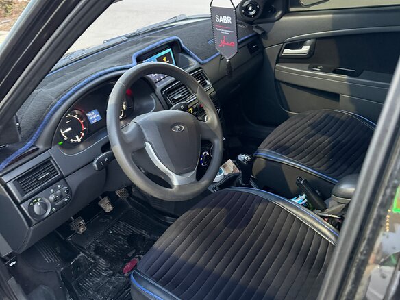 2017 Lada (ВАЗ) Priora I Рестайлинг, чёрный, 670000 рублей - вид 12