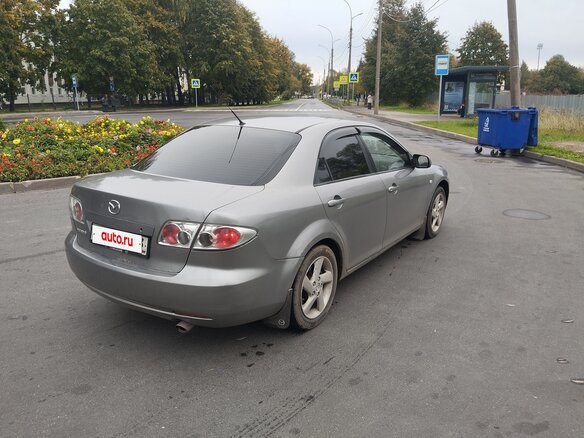 2005 Mazda 6 I (GG), серебристый, 220000 рублей - вид 1