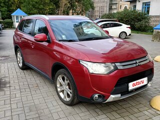 2014 Mitsubishi Outlander III Рестайлинг, красный, 1250000 рублей, вид 2