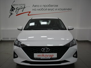 2021 Hyundai Solaris II Рестайлинг, белый, 1619000 рублей, вид 2