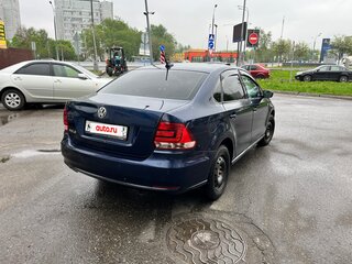 2017 Volkswagen Polo V Рестайлинг, синий, 1250000 рублей, вид 3
