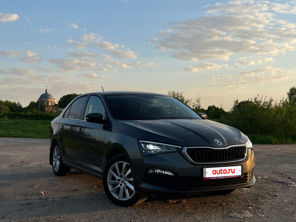 2022 Skoda Rapid II, серый, 1675000 рублей - вид 6