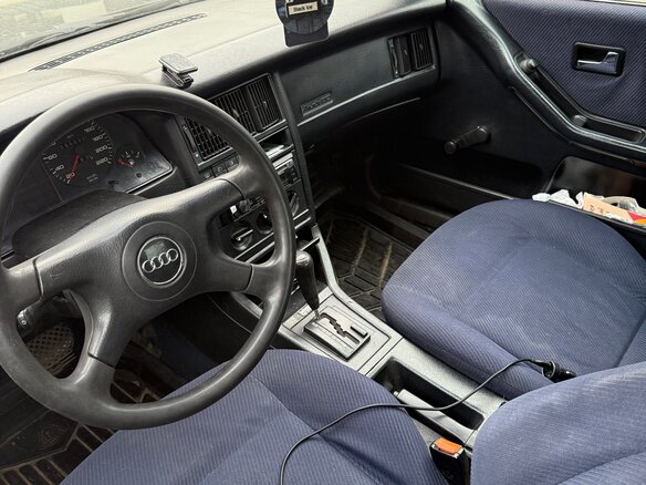 1992 Audi 80 V (B4), чёрный, 350000 рублей - вид 8