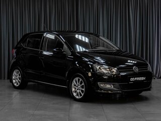 2010 Volkswagen Polo V, чёрный, 599000 рублей, вид 1