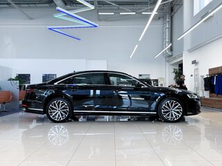 2022 Audi A8 Long 55 TFSI IV (D5) Рестайлинг, чёрный, 10300000 рублей, вид 4