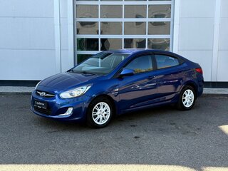 2013 Hyundai Solaris I, синий, 920000 рублей, вид 1