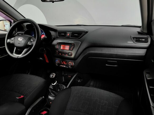 2012 Kia Rio 5-speed III, серебристый - вид 12
